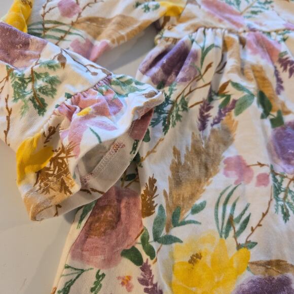 Burt Bee's Floral Spring Dress 24m - Picture 3 of 7